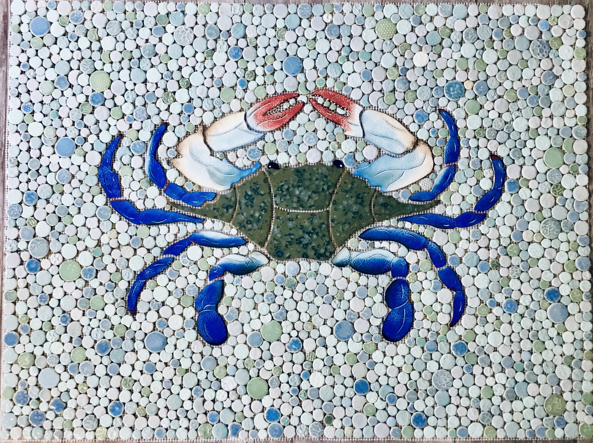 Blue Crab Kitchen Backsplash or Shower insert